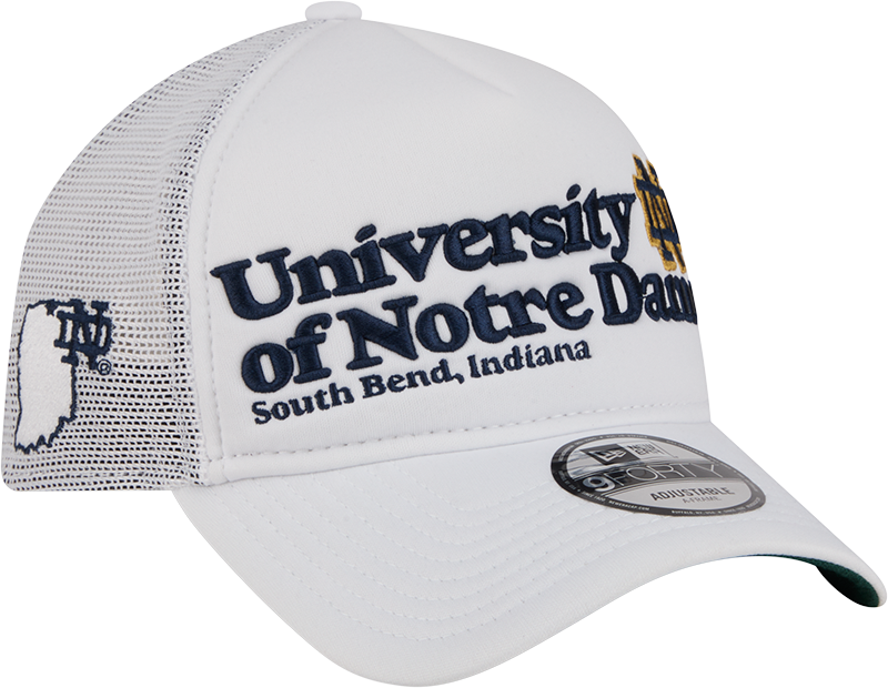 Notre Dame Fighting Irish Collegiate City, State 9FORTY A-Frame Trucker Hat