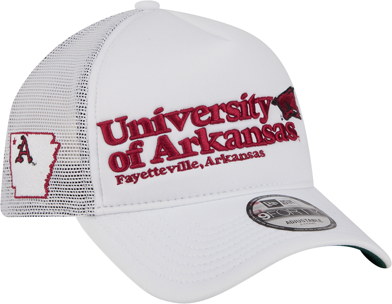 Arkansas Razorbacks Collegiate City, State 9FORTY A-Frame Trucker Hat