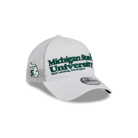 Michigan State Spartans Collegiate City, State 9FORTY A-Frame Trucker Hat - New Era Cap