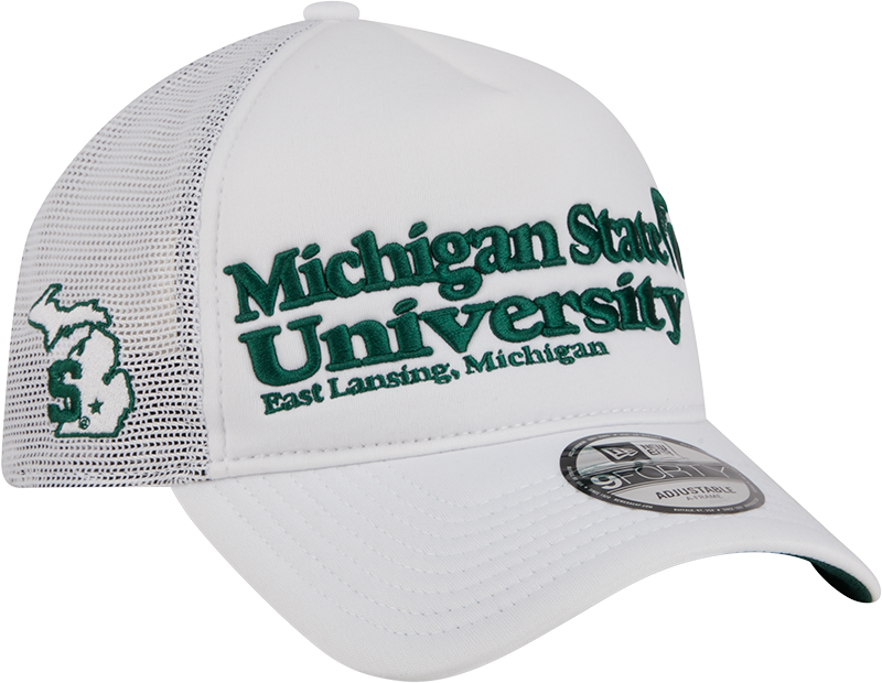 Michigan State Spartans Collegiate City, State 9FORTY A-Frame Trucker Hat
