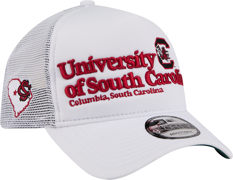 South Carolina Gamecocks Collegiate City, State 9FORTY A-Frame Trucker Hat