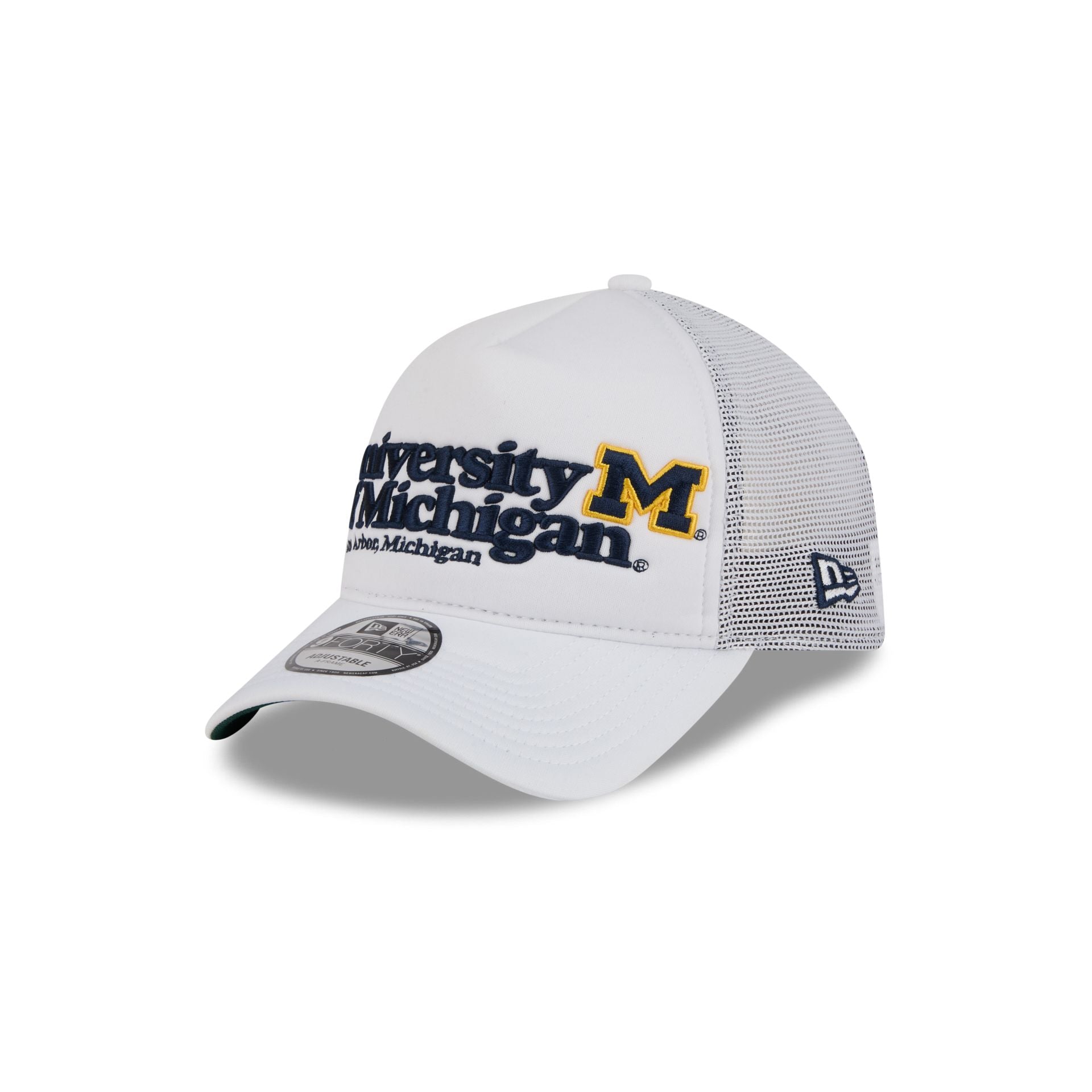 Michigan Wolverines Collegiate City, State 9FORTY A-Frame Trucker Hat