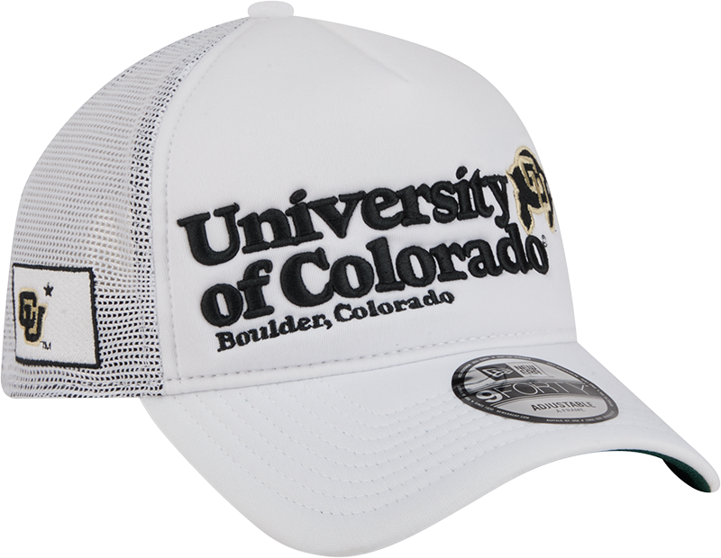 Colorado Buffaloes Collegiate City, State 9FORTY A-Frame Trucker Hat
