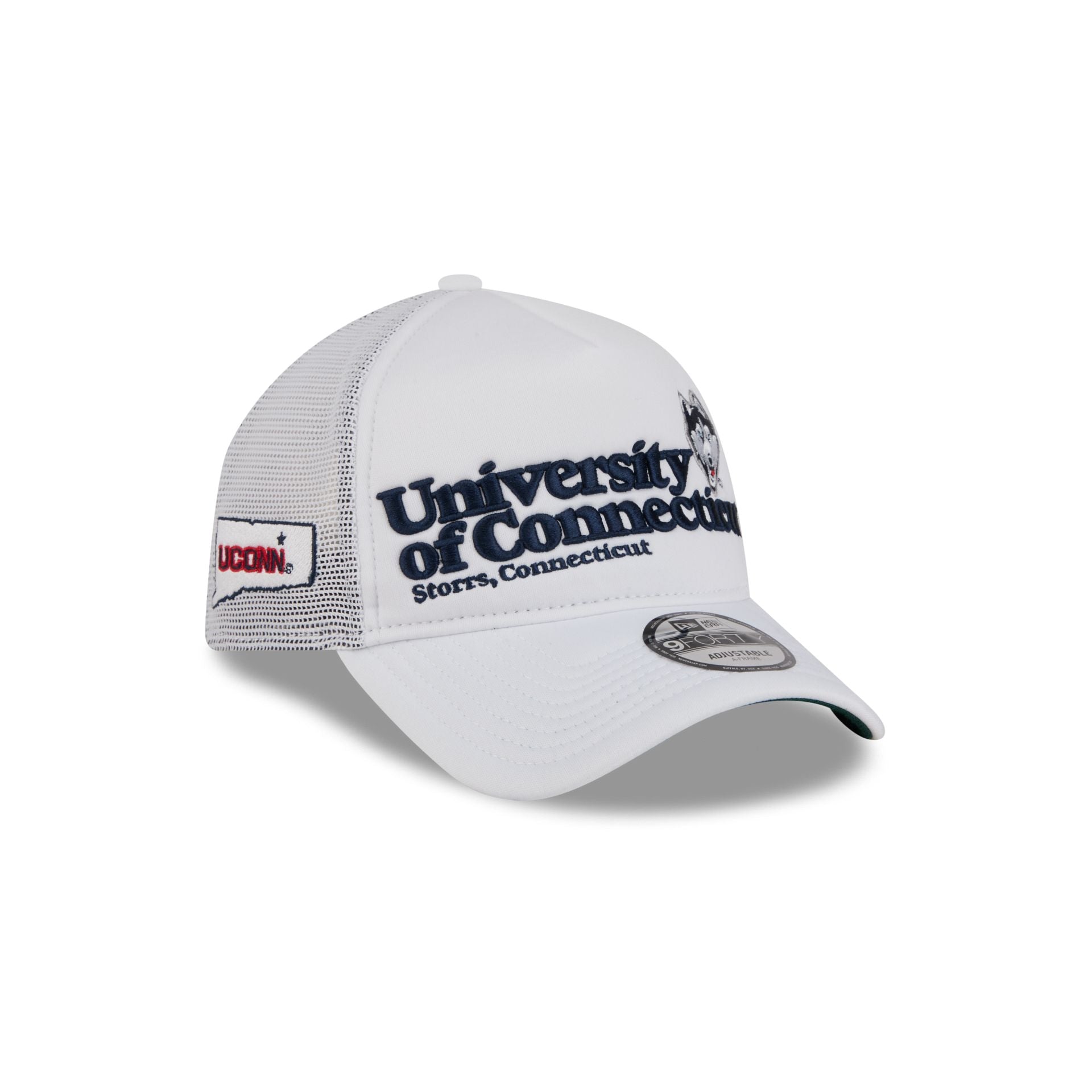 Connecticut Huskies Collegiate City, State 9FORTY A-Frame Trucker Hat
