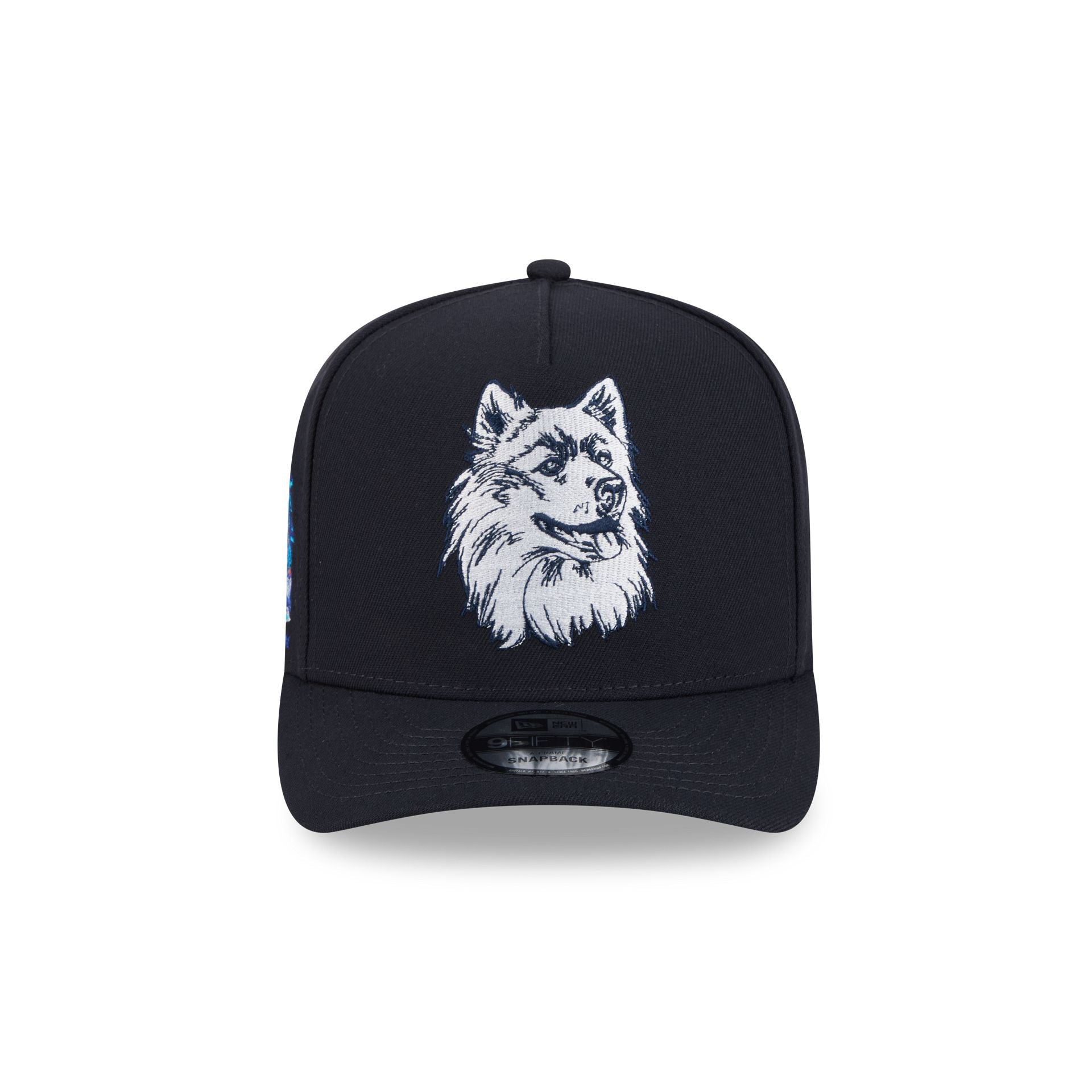 Connecticut Huskies Collegiate Side Patch 9FIFTY A-Frame Snapback Hat