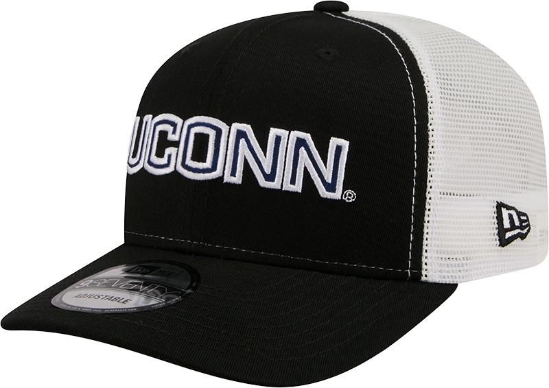 Connecticut Huskies Collegiate Black 9SEVENTY Trucker Hat