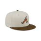 Just Caps Corduroy Chrome Atlanta Braves 59FIFTY Fitted Hat