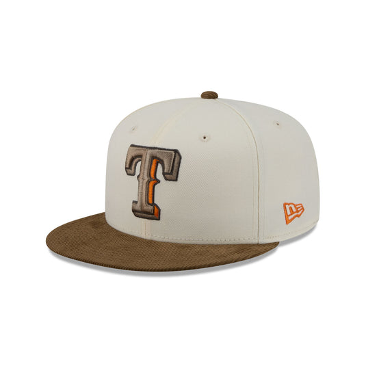 Just Caps Corduroy Chrome Texas Rangers 59FIFTY Fitted Hat - New Era Cap