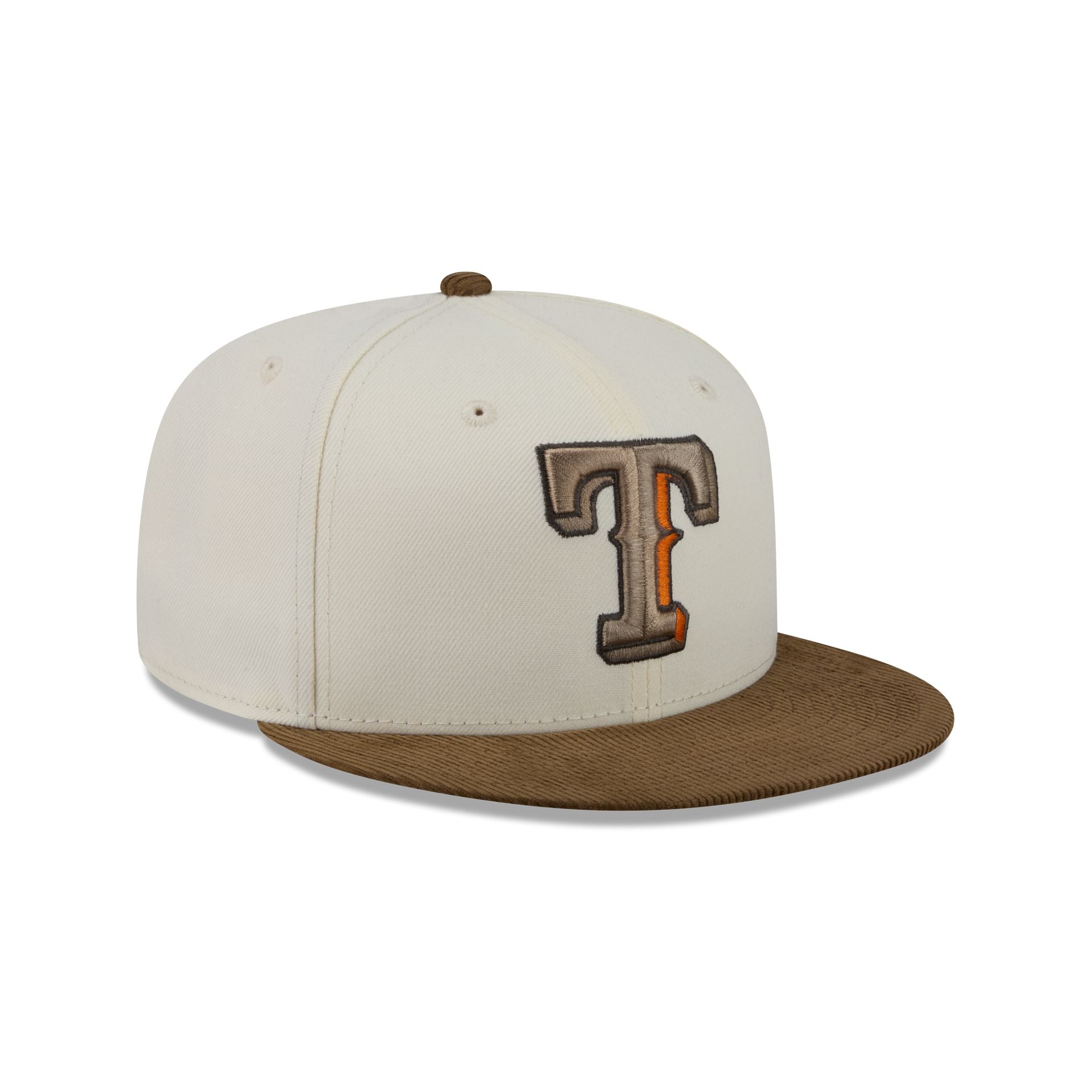 Just Caps Corduroy Chrome Texas Rangers 59FIFTY Fitted Hat