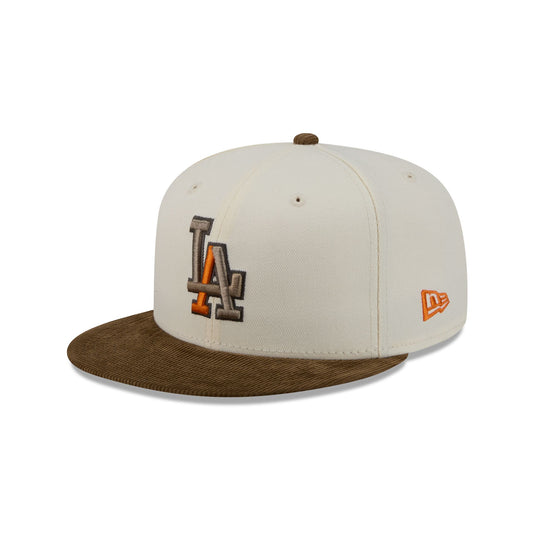 Just Caps Corduroy Chrome Los Angeles Dodgers 59FIFTY Fitted Hat - New Era Cap
