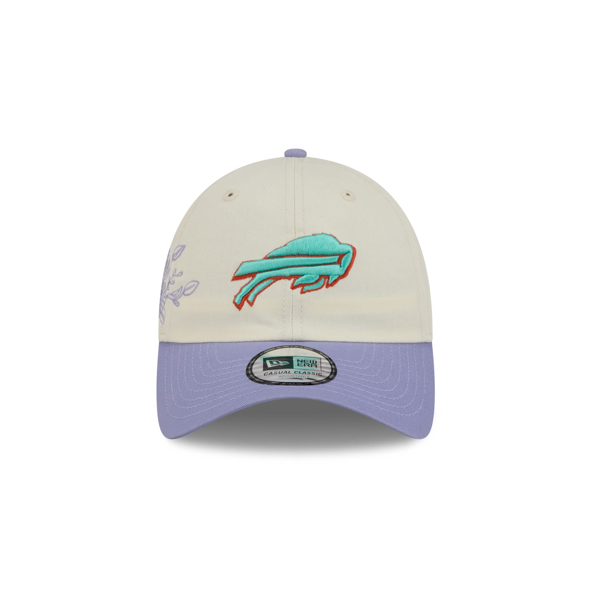 Buffalo Bills Lavender Flowers Casual Classic Adjustable Hat