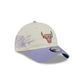 Chicago Bulls Lavender Flowers Casual Classic Adjustable Hat