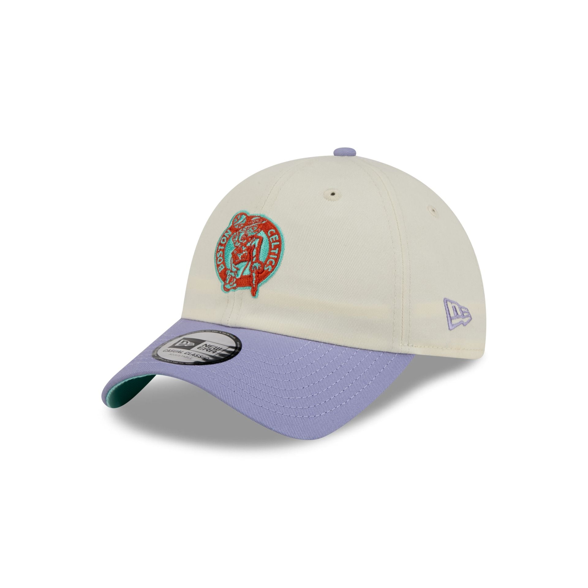 Boston Celtics Lavender Flowers Casual Classic Adjustable Hat