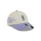 Seattle Mariners Lavender Flowers Casual Classic Adjustable Hat