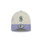 Seattle Mariners Lavender Flowers Casual Classic Adjustable Hat