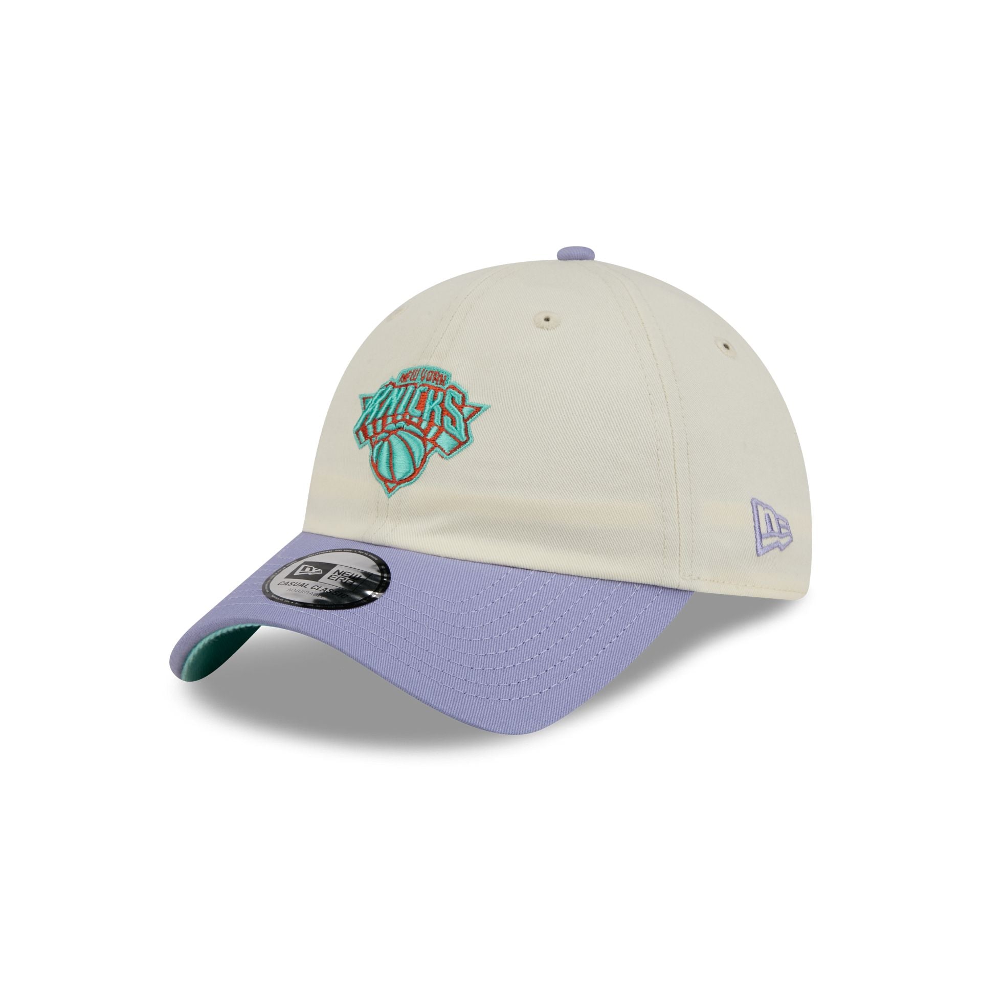 New York Knicks Lavender Flowers Casual Classic Adjustable Hat
