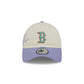Boston Red Sox Lavender Flowers Casual Classic Adjustable Hat