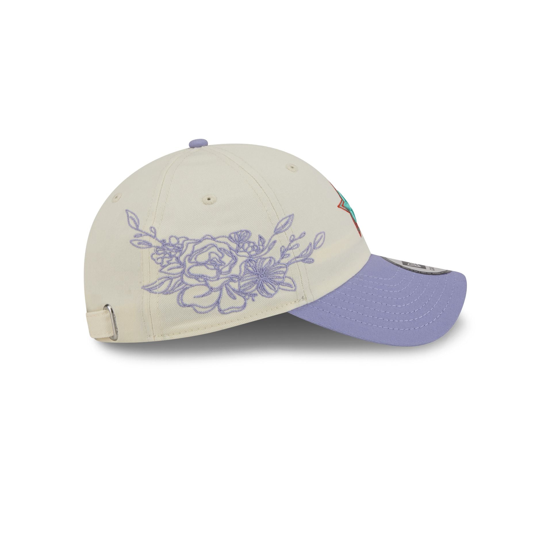 Dallas Cowboys Lavender Flowers Casual Classic Adjustable Hat