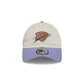 Oklahoma City Thunder Lavender Flowers Casual Classic Adjustable Hat