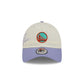 Golden State Warriors Lavender Flowers Casual Classic Adjustable Hat