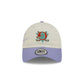 Anaheim Ducks Lavender Flowers Casual Classic Adjustable Hat