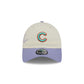 Chicago Cubs Lavender Flowers Casual Classic Adjustable Hat
