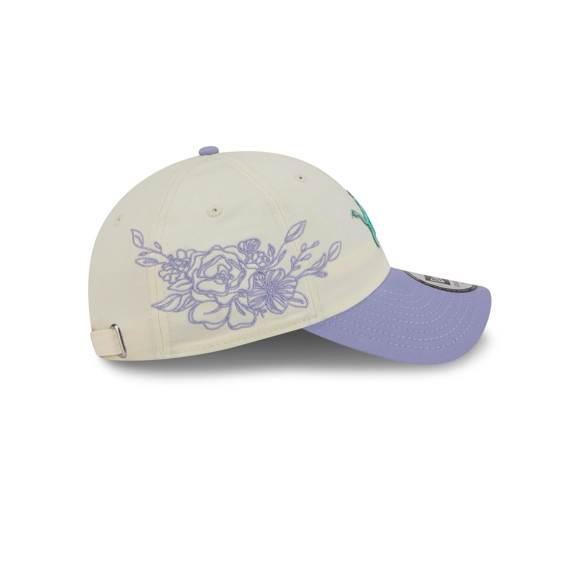 Detroit Lions Lavender Flowers Casual Classic Adjustable Hat