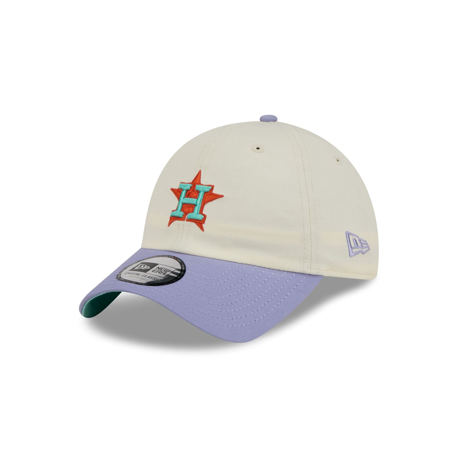 Houston Astros Lavender Flowers Casual Classic Adjustable Hat