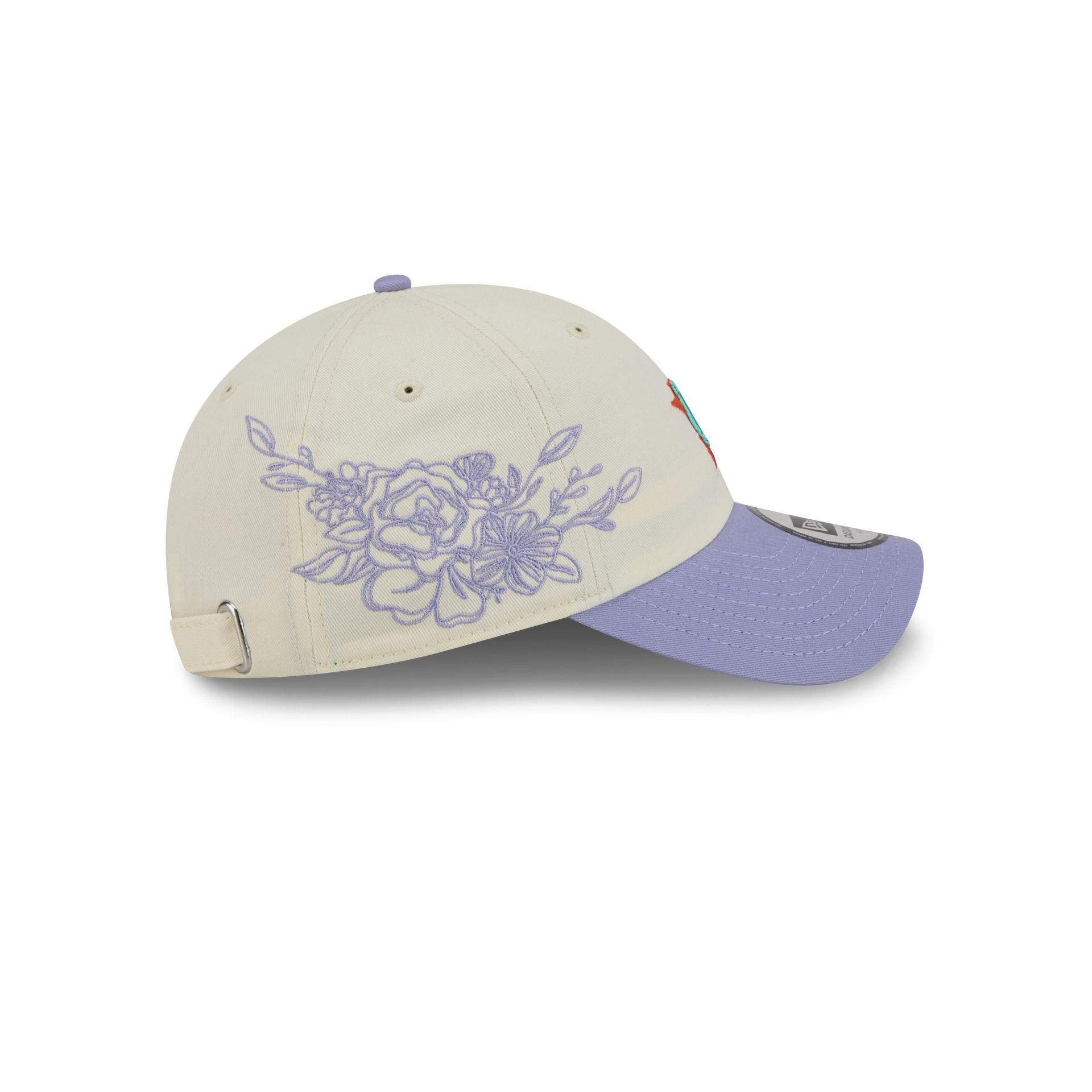 Houston Astros Lavender Flowers Casual Classic Adjustable Hat
