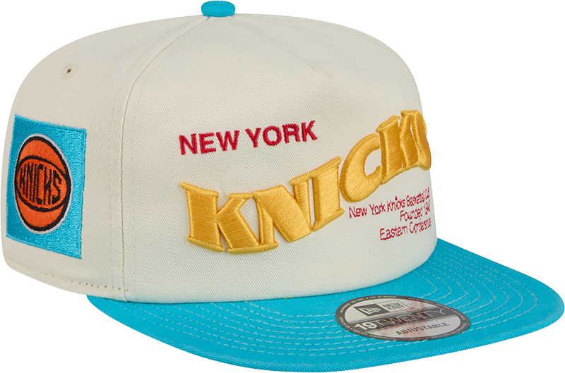 New York Knicks Conference Script Chrome White 19TWENTY Adjustable Hat