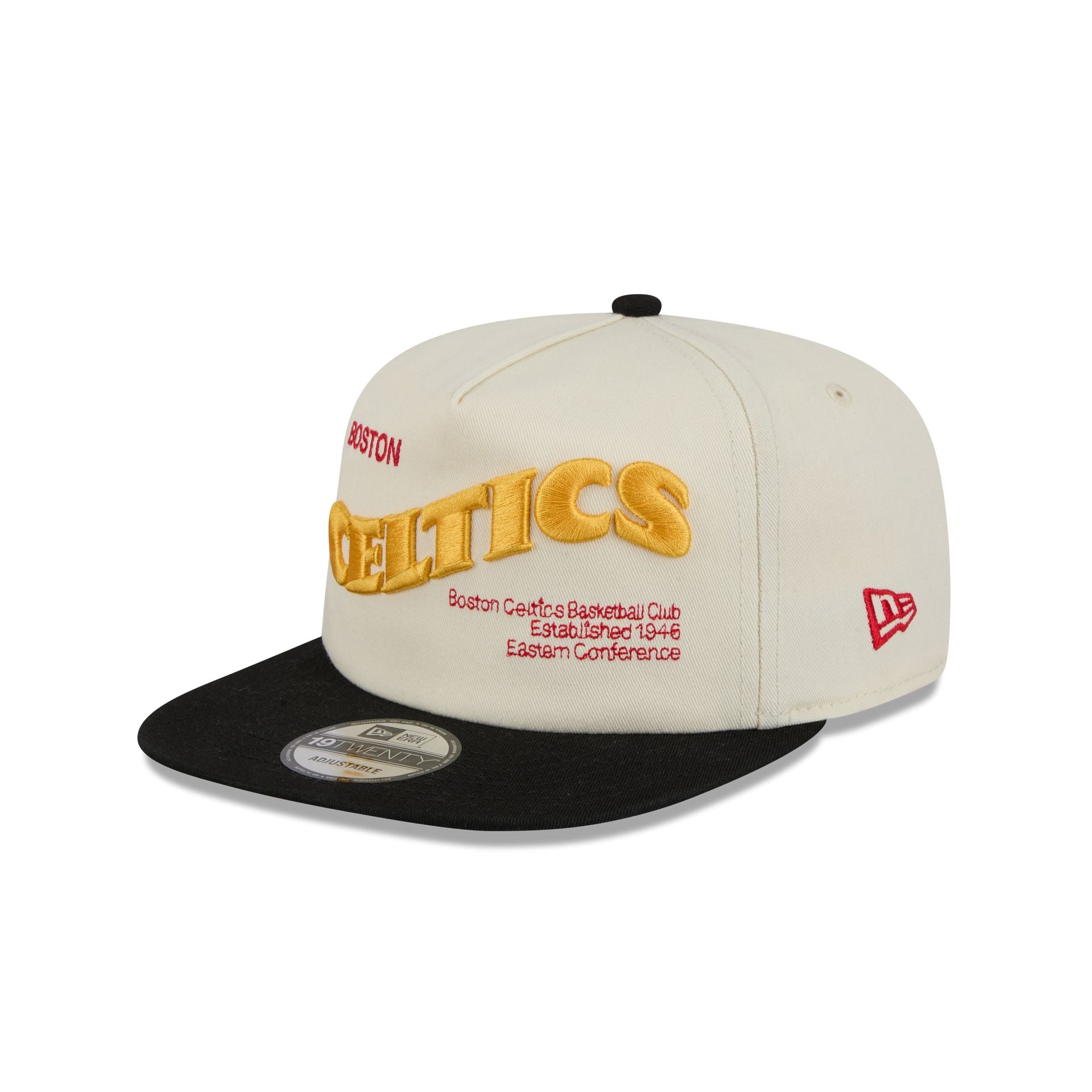 Boston Celtics Conference Script Chrome White 19TWENTY Adjustable Hat