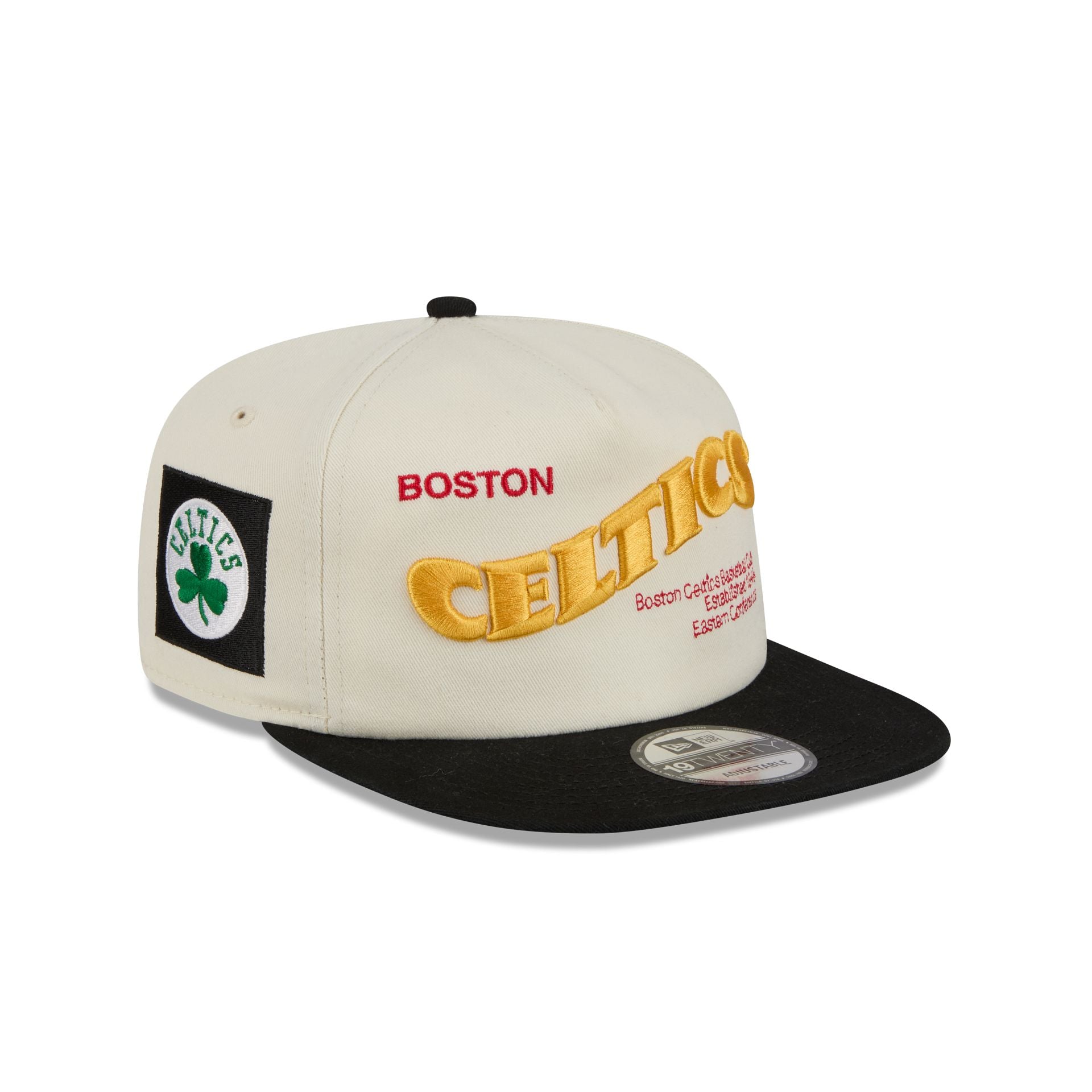 Boston Celtics Conference Script Chrome White 19TWENTY Adjustable Hat