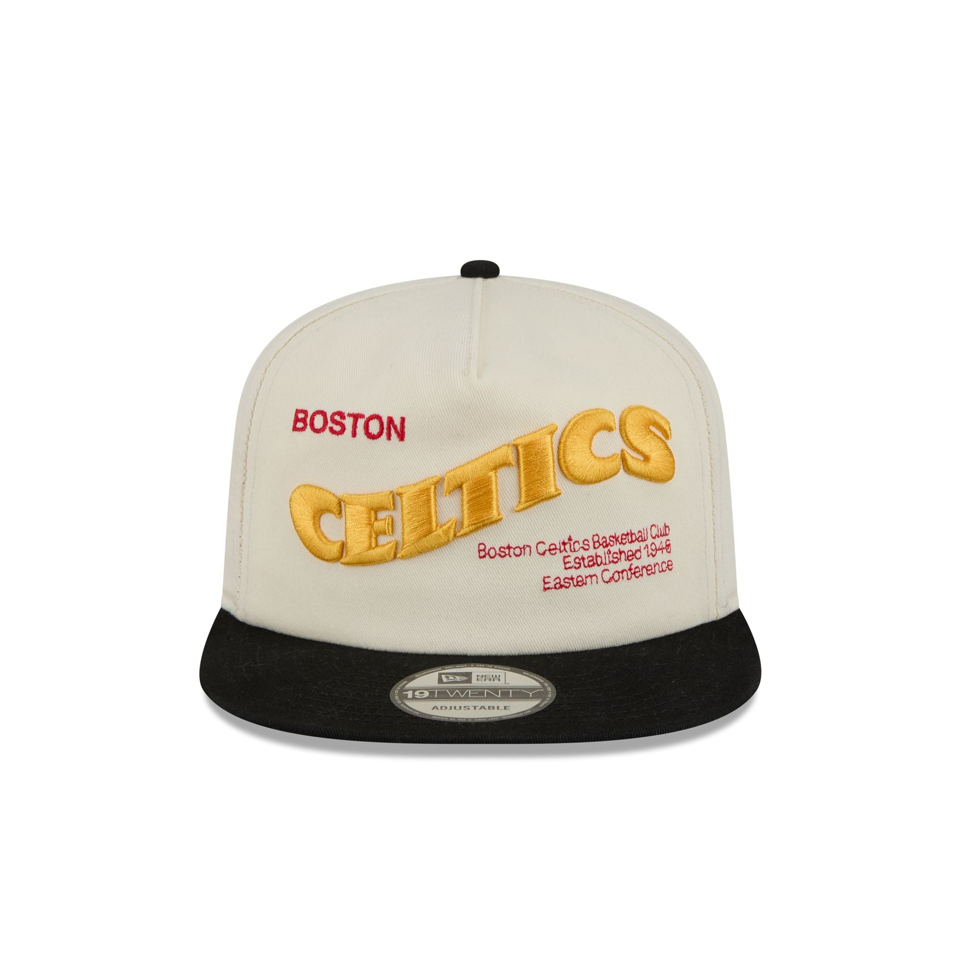 Boston Celtics Conference Script Chrome White 19TWENTY Adjustable Hat