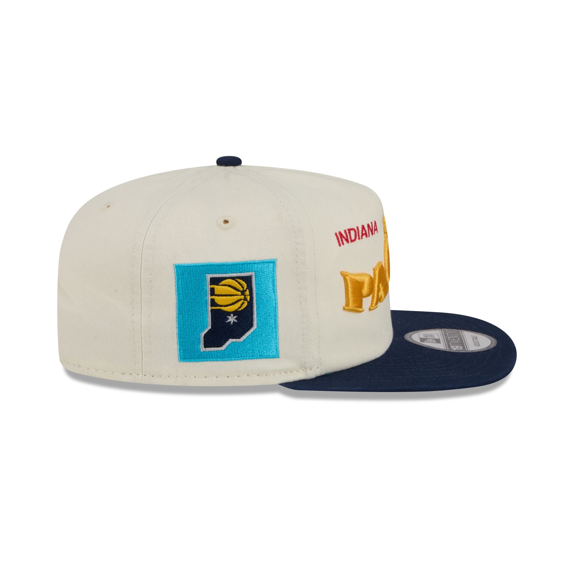 Indiana Pacers Conference Script Chrome White 19TWENTY Adjustable