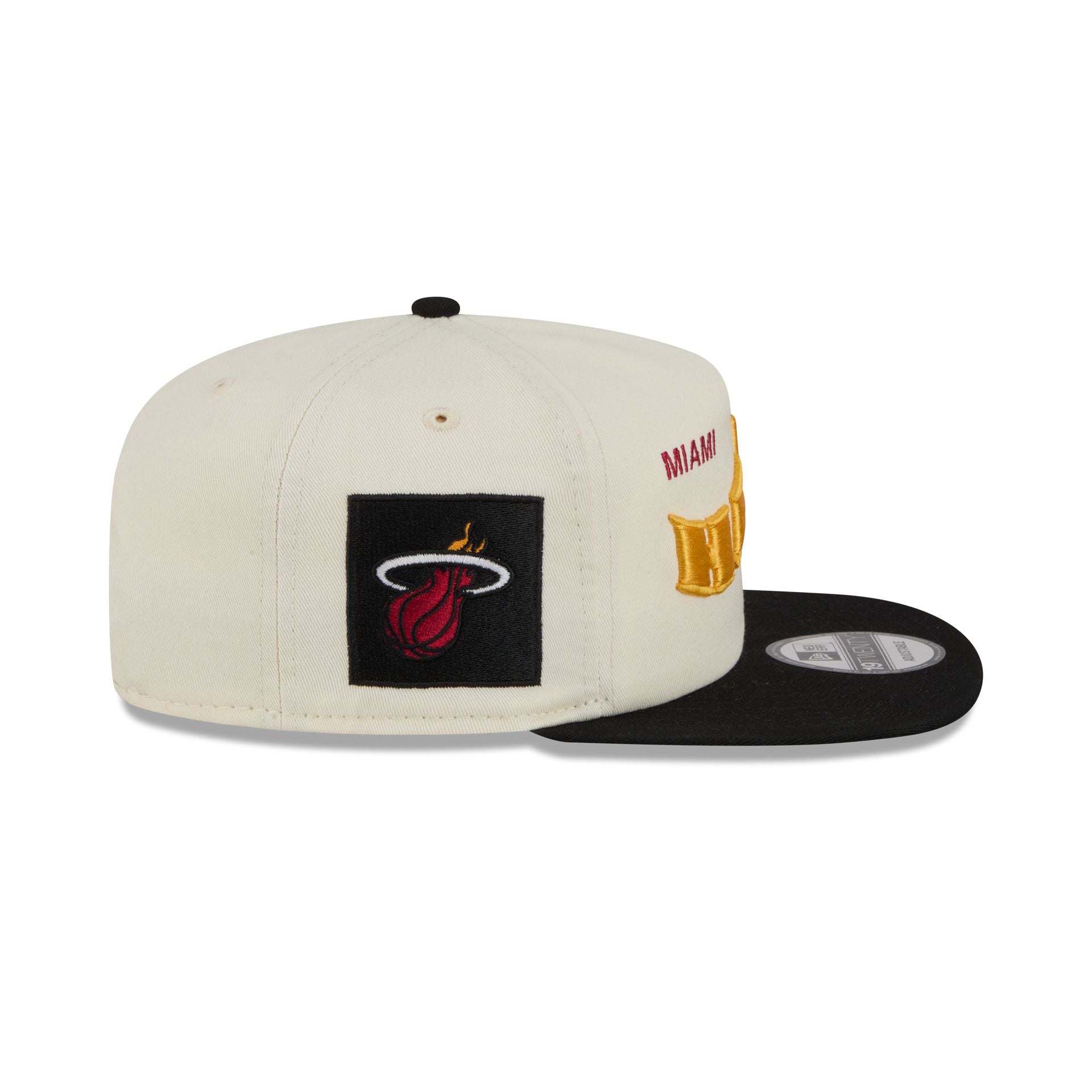 Miami Heat Conference Script Chrome White 19TWENTY Adjustable Hat