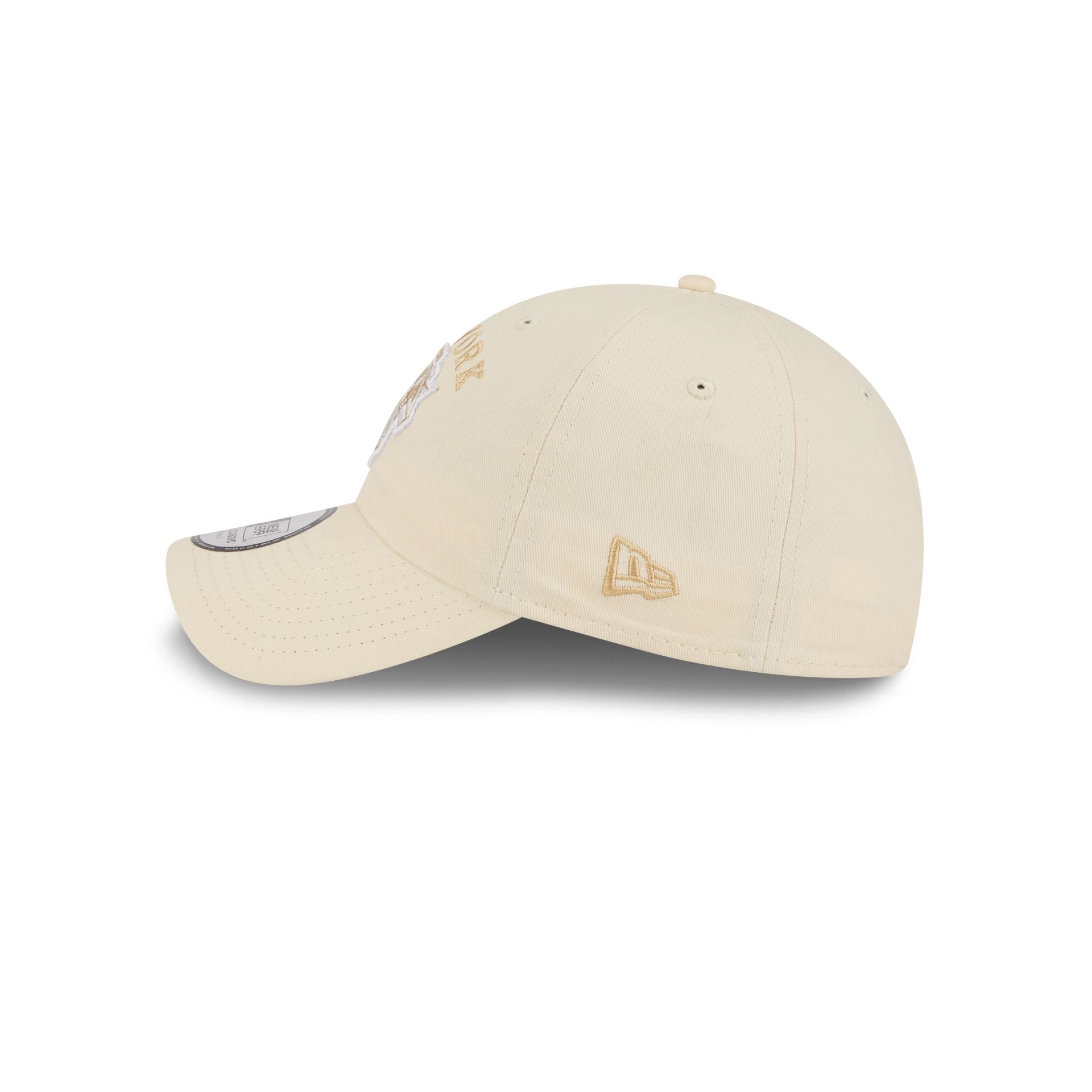 New York Knicks Team Logo Cream Casual Classic Adjustable Hat