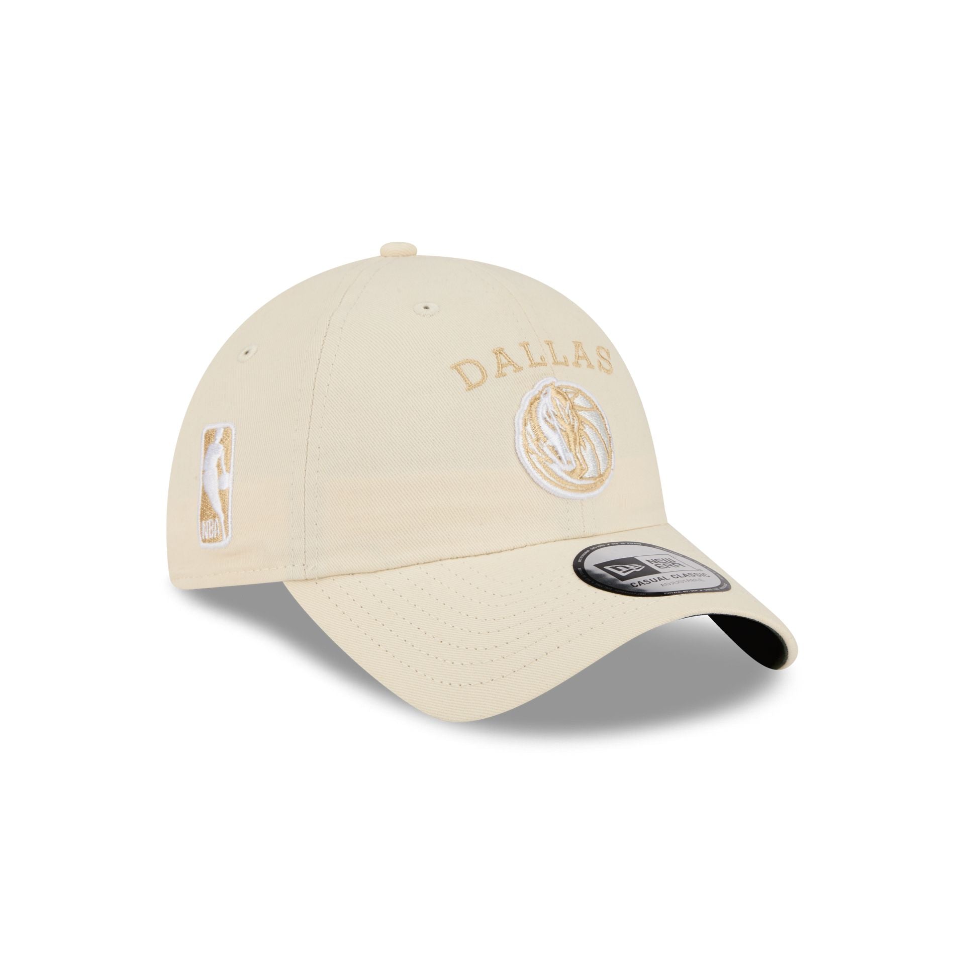 Dallas Mavericks Team Logo Cream Casual Classic Adjustable Hat
