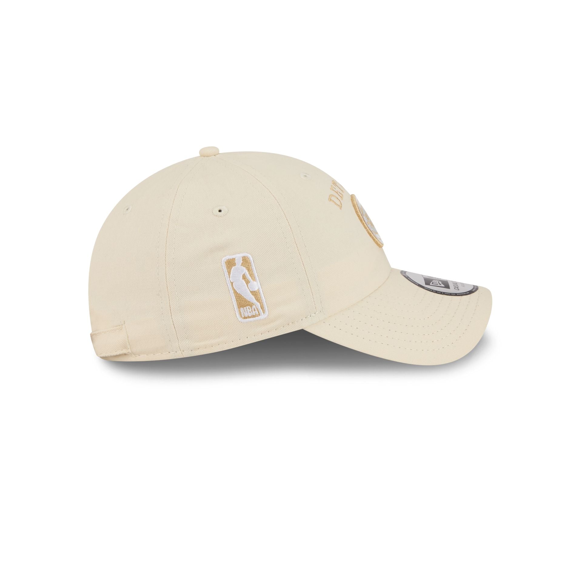 Detroit Pistons Team Logo Cream Casual Classic Adjustable Hat