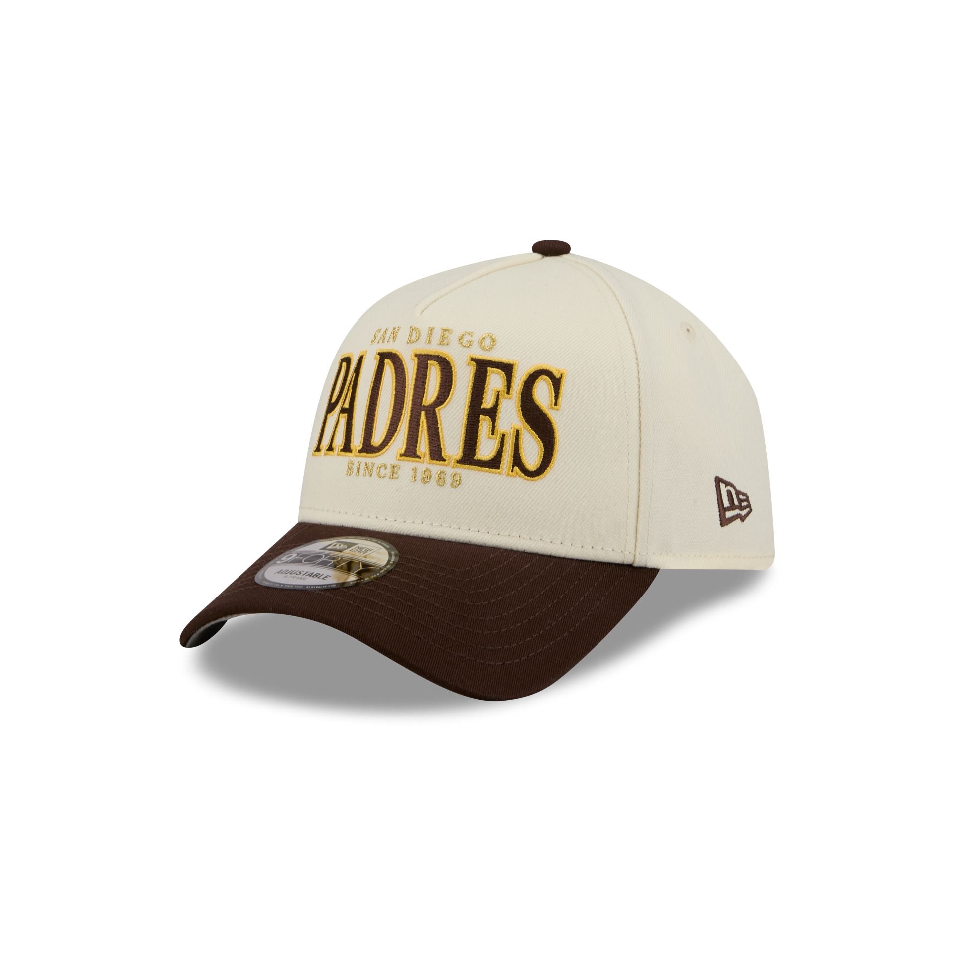 San Diego Padres Opening Day Chrome White 9FORTY A-Frame Snapback Hat