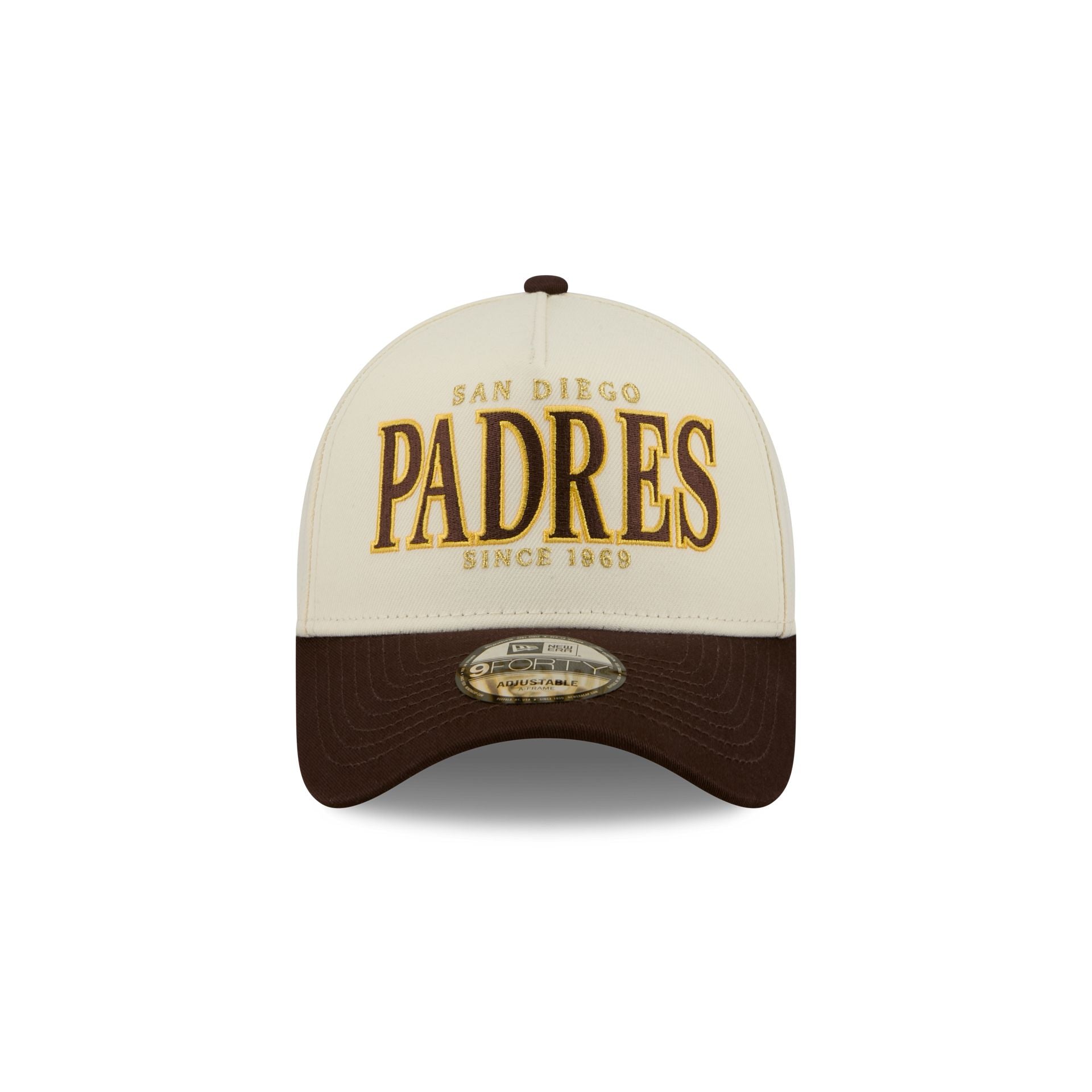 San Diego Padres Opening Day Chrome White 9FORTY A-Frame Snapback Hat