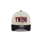 Minnesota Twins Opening Day Chrome White 9FORTY A-Frame Snapback Hat