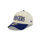 Los Angeles Dodgers Opening Day Chrome White 9FORTY A-Frame Snapback Hat