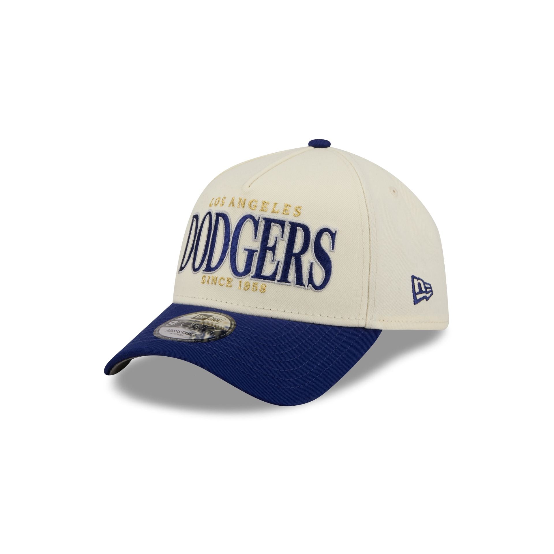 Los Angeles Dodgers Opening Day Chrome White 9FORTY A-Frame Snapback Hat
