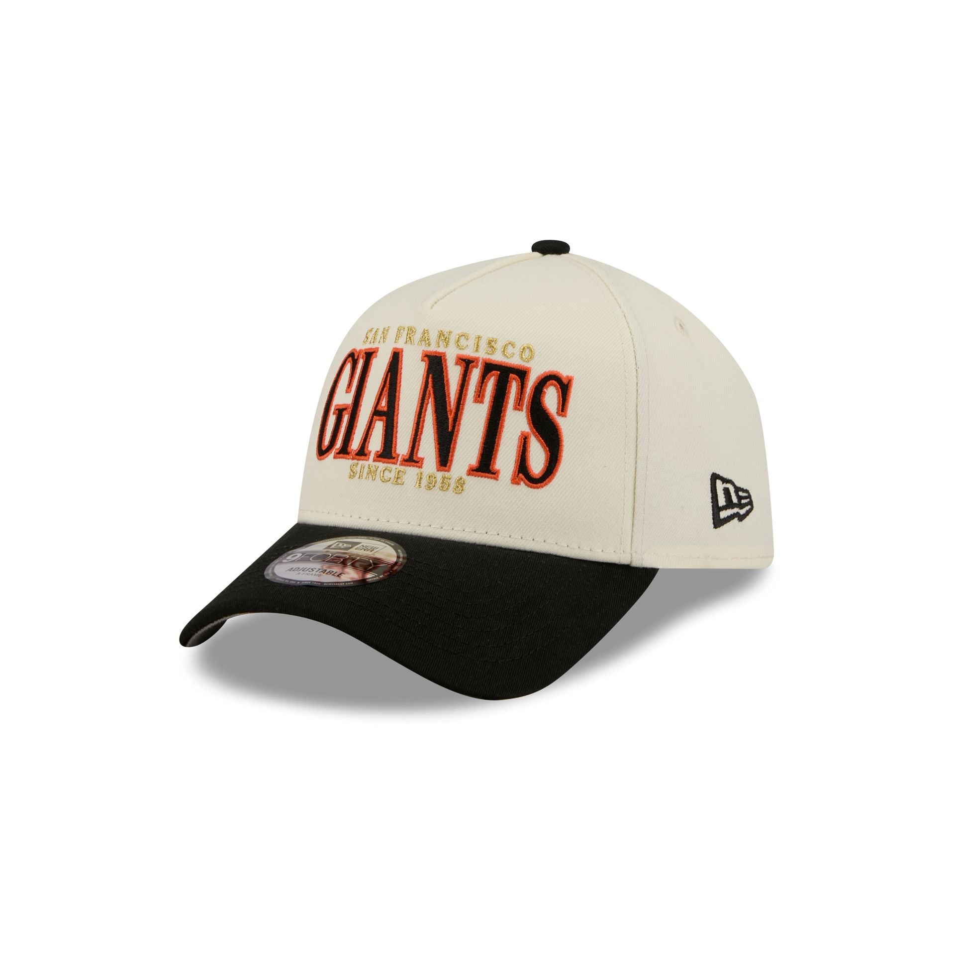 San Francisco Giants Opening Day Chrome White 9FORTY A-Frame Snapback Hat