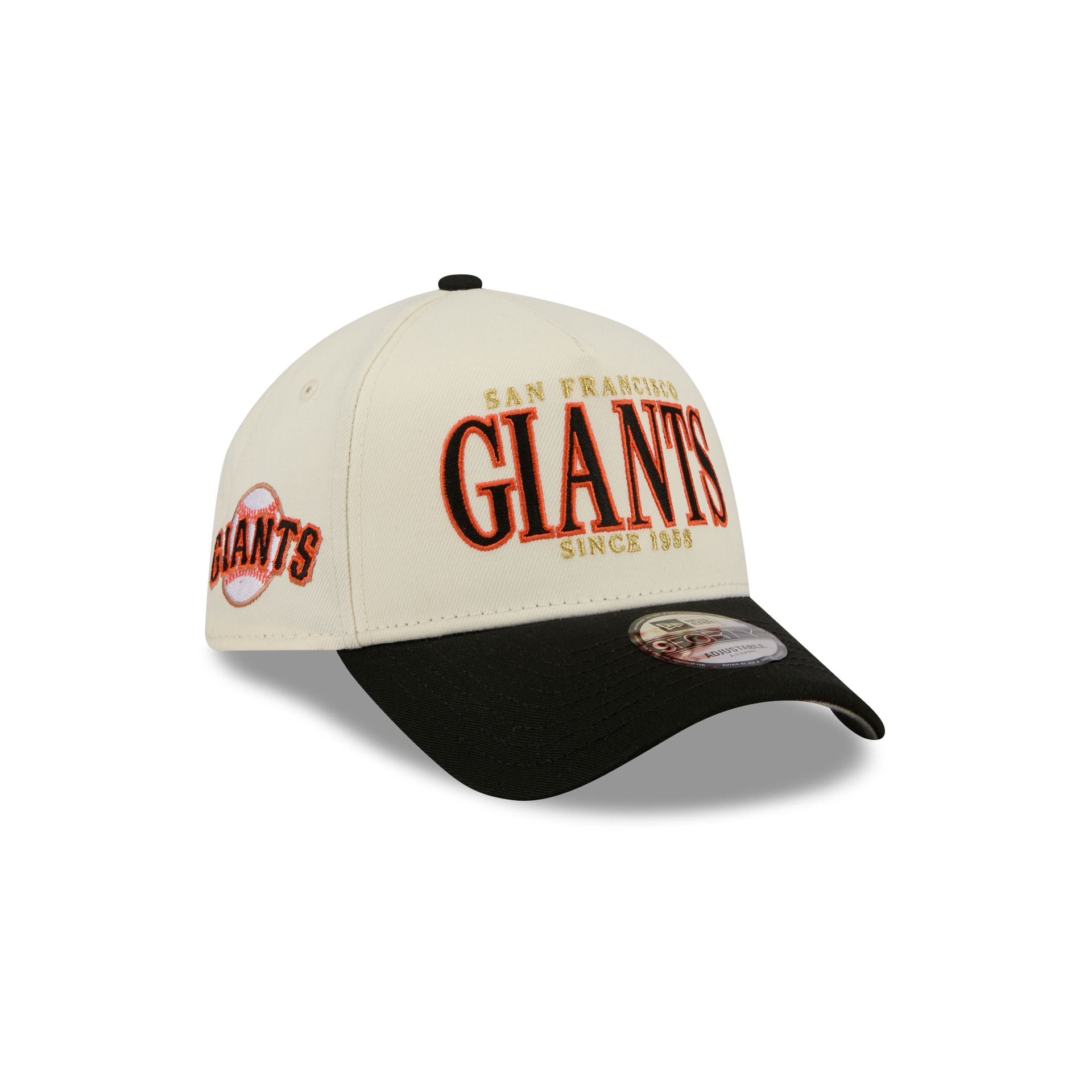 San Francisco Giants Opening Day Chrome White 9FORTY A-Frame Snapback Hat