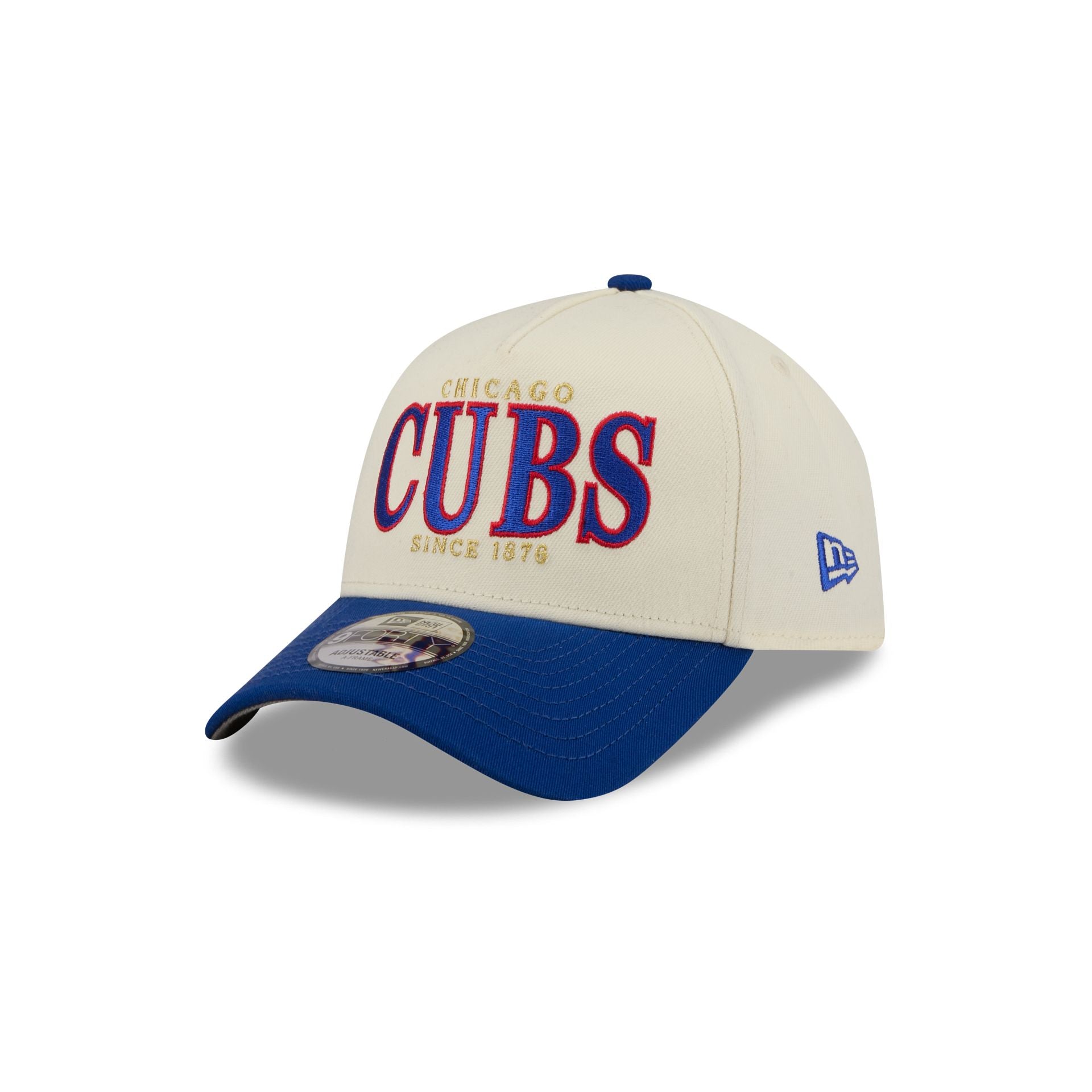 Chicago Cubs Opening Day Chrome White 9FORTY A-Frame Snapback Hat