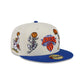 Space Jam x New York Knicks Tune Squad Chrome White 59FIFTY Fitted Hat