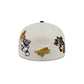 Space Jam x Denver Nuggets Tune Squad Chrome White 59FIFTY Fitted Hat