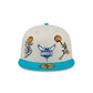 Space Jam x Charlotte Hornets Tune Squad Chrome White 59FIFTY Fitted Hat