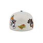 Space Jam x Golden State Warriors Tune Squad Chrome White 59FIFTY Fitted Hat